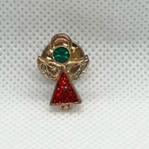 Christmas Angel lapel pin